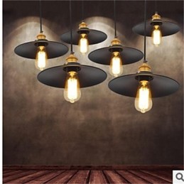 Le lustre rétro minimaliste américain en fer 1