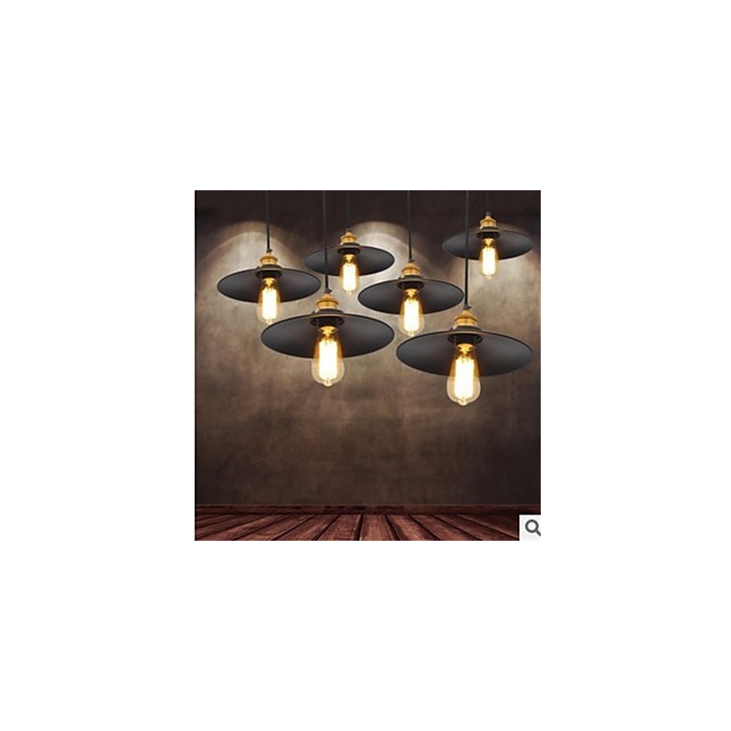 Le lustre rétro minimaliste américain en fer 1