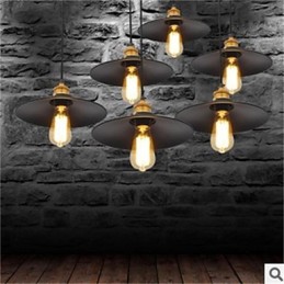 Le lustre rétro minimaliste américain en fer 1