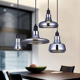Lustre en verre à ombre de conception nordique créative contractée européenne