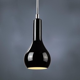 Suspension moderne contemporaine en métal chromé de style mini