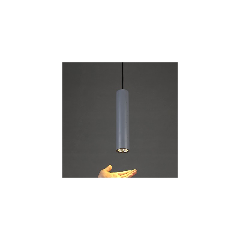 Lampe suspendue en plâtre à tête unique, style rétro romantique et chaleureux