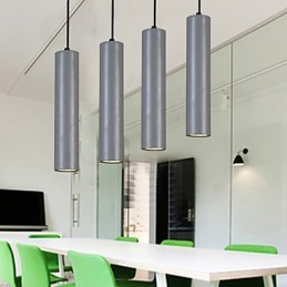 Lampe suspendue en plâtre à tête unique, style rétro romantique et chaleureux