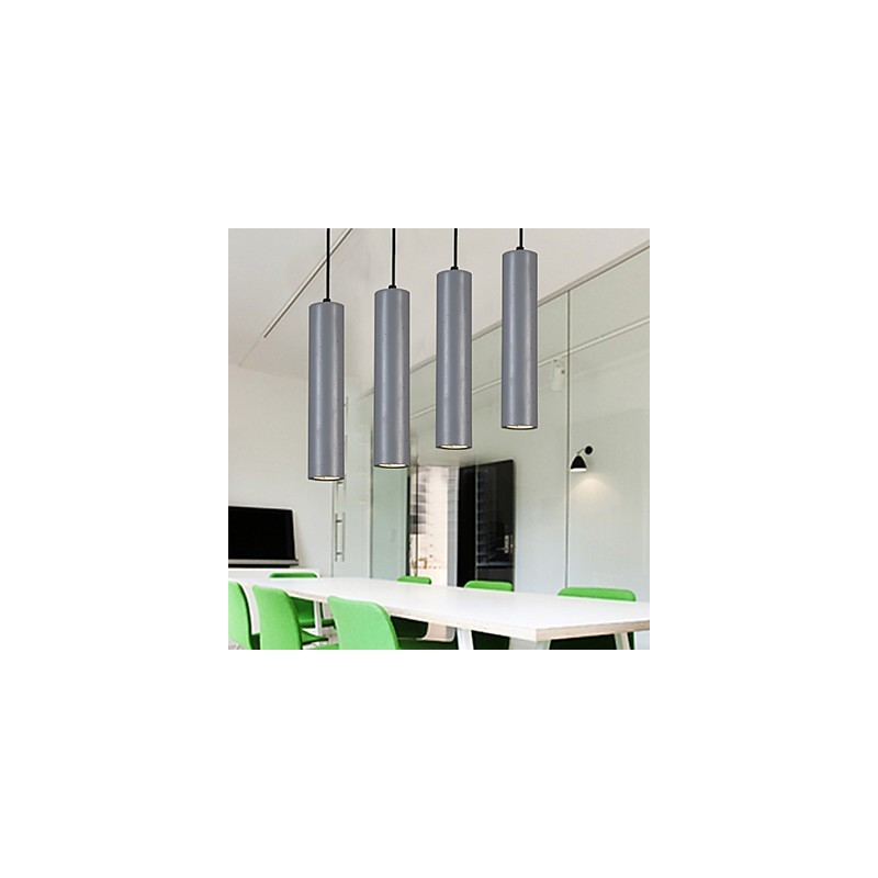 Lampe suspendue en plâtre à tête unique, style rétro romantique et chaleureux