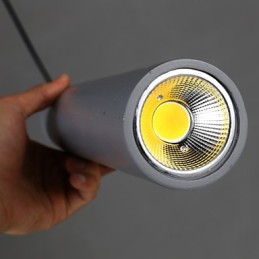 Lampe suspendue en plâtre à tête unique, style rétro romantique et chaleureux