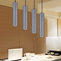 Lampe suspendue en plâtre à tête unique, style rétro romantique et chaleureux