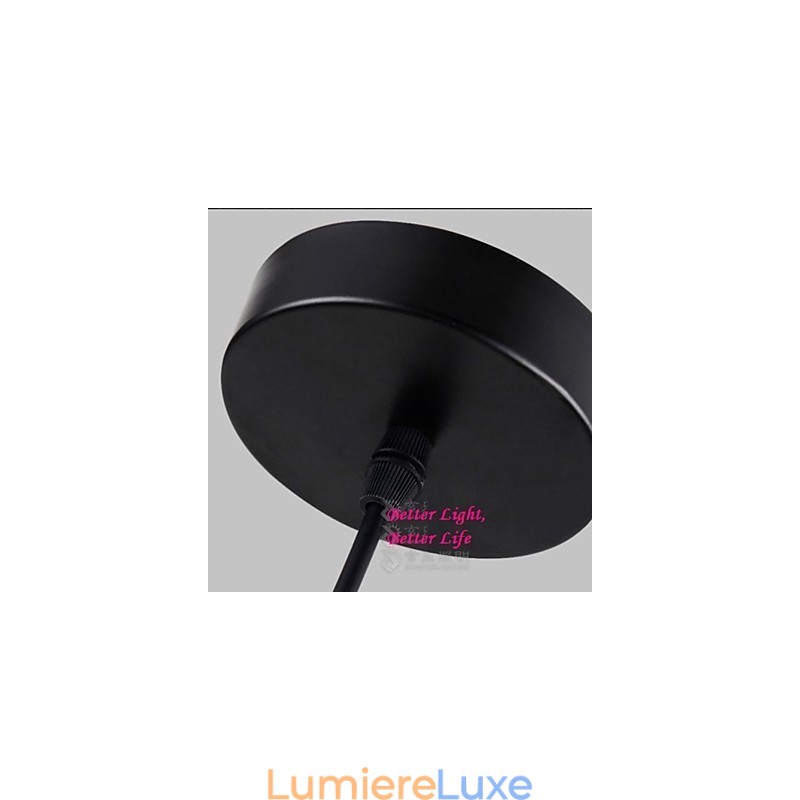 Suspension vintage en corde avec une lumière