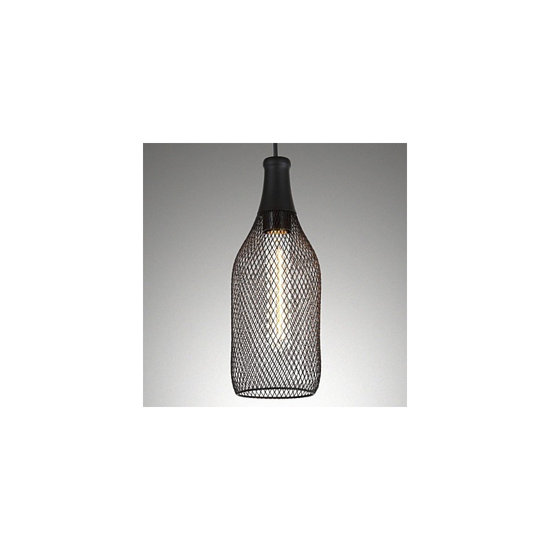Suspension bouteille vintage style loft américain et luminaire suspendu décoratif