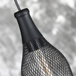 Suspension bouteille vintage style loft américain et luminaire suspendu décoratif