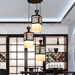 Lampe suspendue style country américain Woodiness