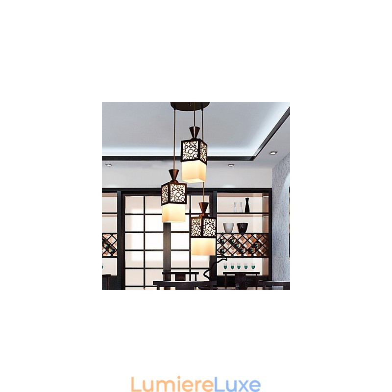 Lampe suspendue style country américain Woodiness