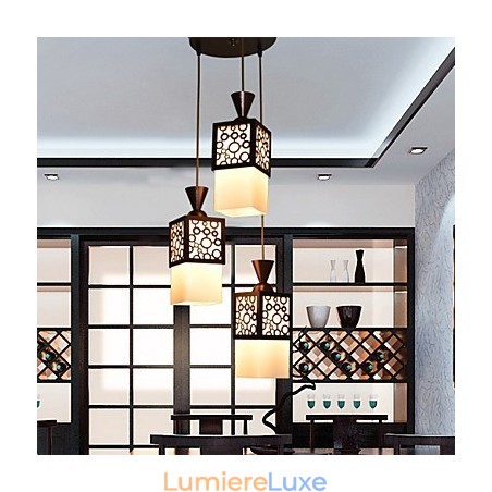 Lampe suspendue style country américain Woodiness Lampe suspendue style country américain Woodiness