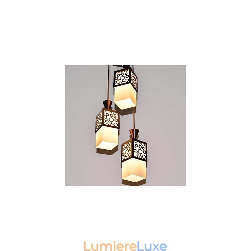 Lampe suspendue style country américain Woodiness