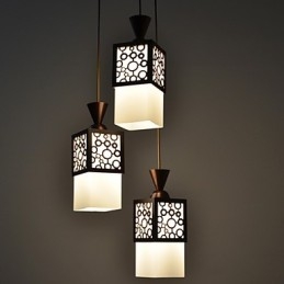 Lampe suspendue style country américain Woodiness
