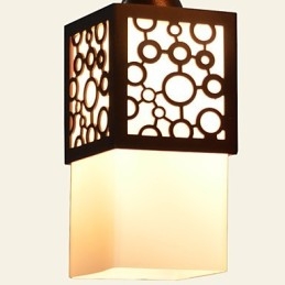 Lampe suspendue style country américain Woodiness