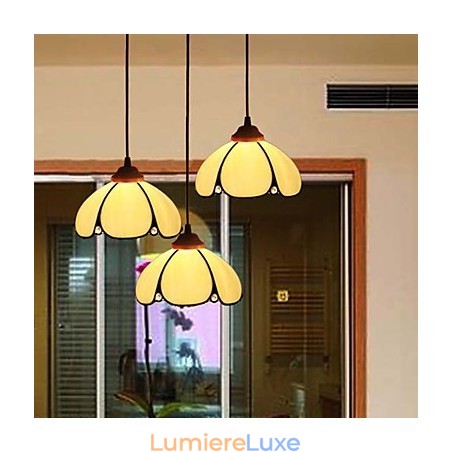 Lustre en vitrail des arts créatifs ruraux européens, restauration des anciennes manières de la lampe Lustre en vitrail des arts créatifs ruraux européens, restauration des anciennes manières de la lampe