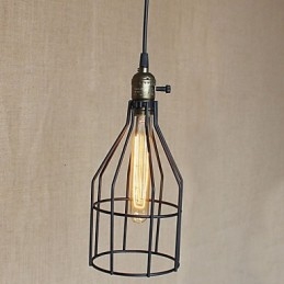 Petit lustre rétro industriel américain
