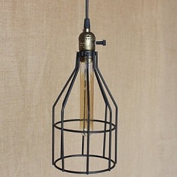 Petit lustre rétro industriel américain