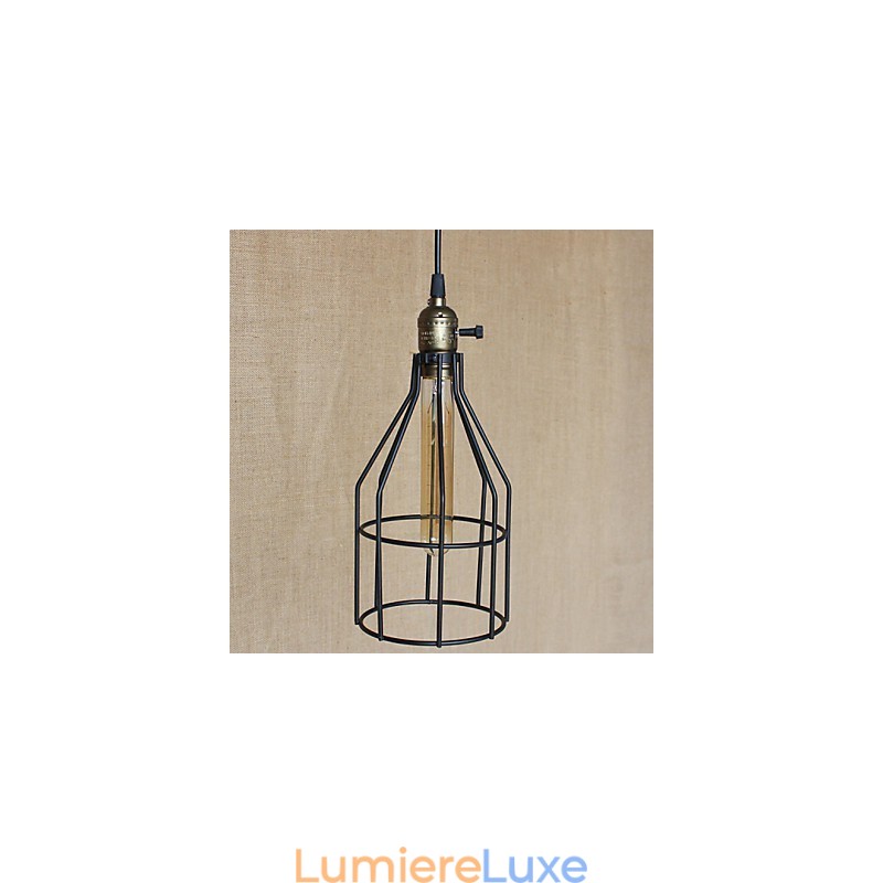 Petit lustre rétro industriel américain