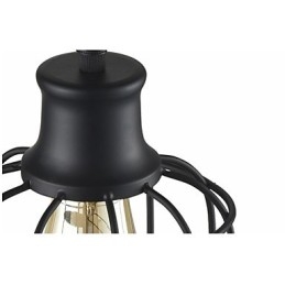 Lampe suspendue vintage Edison avec abat-jour cage