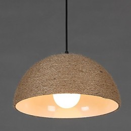30 * Restaurer les anciennes manières L'idée nordique Demi-cercle Cheminée Main Corde de chanvre Droplight