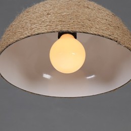 30 * Restaurer les anciennes manières L'idée nordique Demi-cercle Cheminée Main Corde de chanvre Droplight