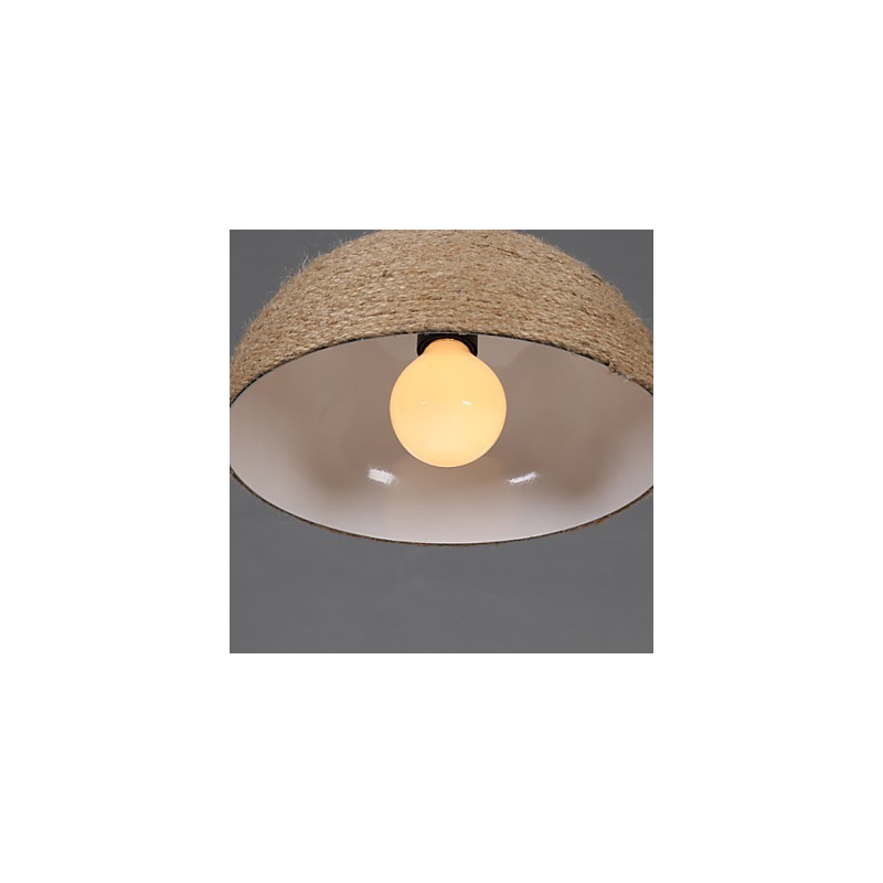 30 * Restaurer les anciennes manières L'idée nordique Demi-cercle Cheminée Main Corde de chanvre Droplight