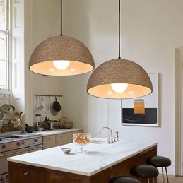 30 * Restaurer les anciennes manières L'idée nordique Demi-cercle Cheminée Main Corde de chanvre Droplight