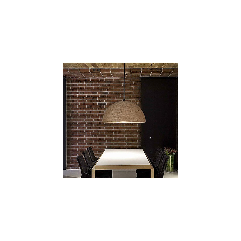 30 * Restaurer les anciennes manières L'idée nordique Demi-cercle Cheminée Main Corde de chanvre Droplight