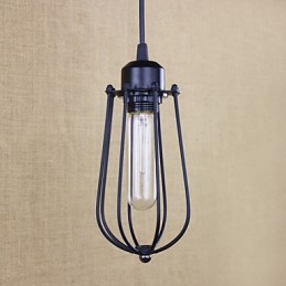 Lustre en fer forgé de style rural