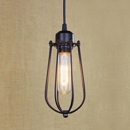 Lustre en fer forgé de style rural