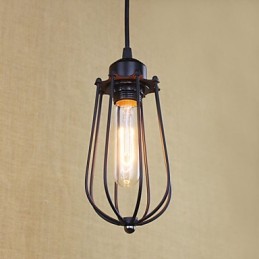 Lustre en fer forgé de style rural