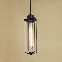 Lustre rustique en fer forgé, style flûte pastorale