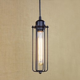 Lustre rustique en fer forgé, style flûte pastorale