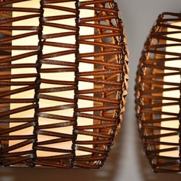 Lampe à suspension classique Cany Art Weaving