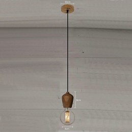 Suspension Country Mini Style Autres Bois Bambou Garage
