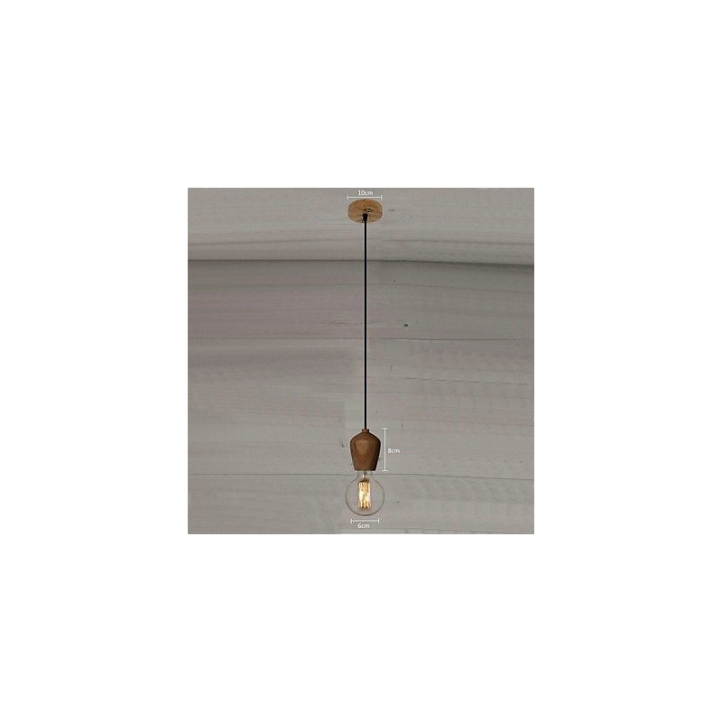Suspension Country Mini Style Autres Bois Bambou Garage