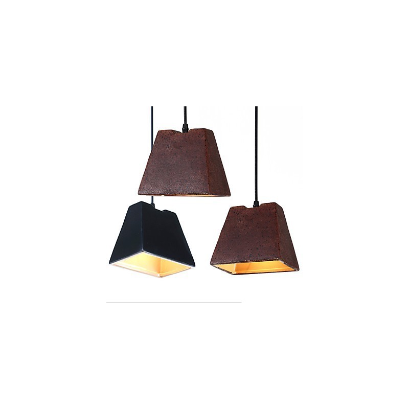 Lampe suspendue industrielle vintage Edison en céramique, luminaire décoratif d'intérieur