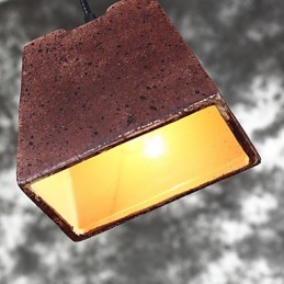 Lampe suspendue industrielle vintage Edison en céramique, luminaire décoratif d'intérieur