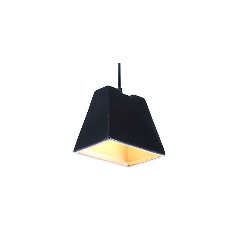 Lampe suspendue industrielle vintage Edison en céramique, luminaire décoratif d'intérieur