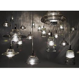Suspension en verre moderne et contemporaine