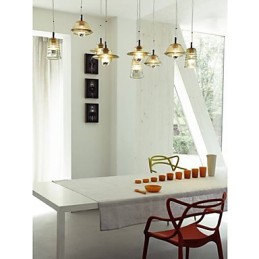 Suspension en verre moderne et contemporaine