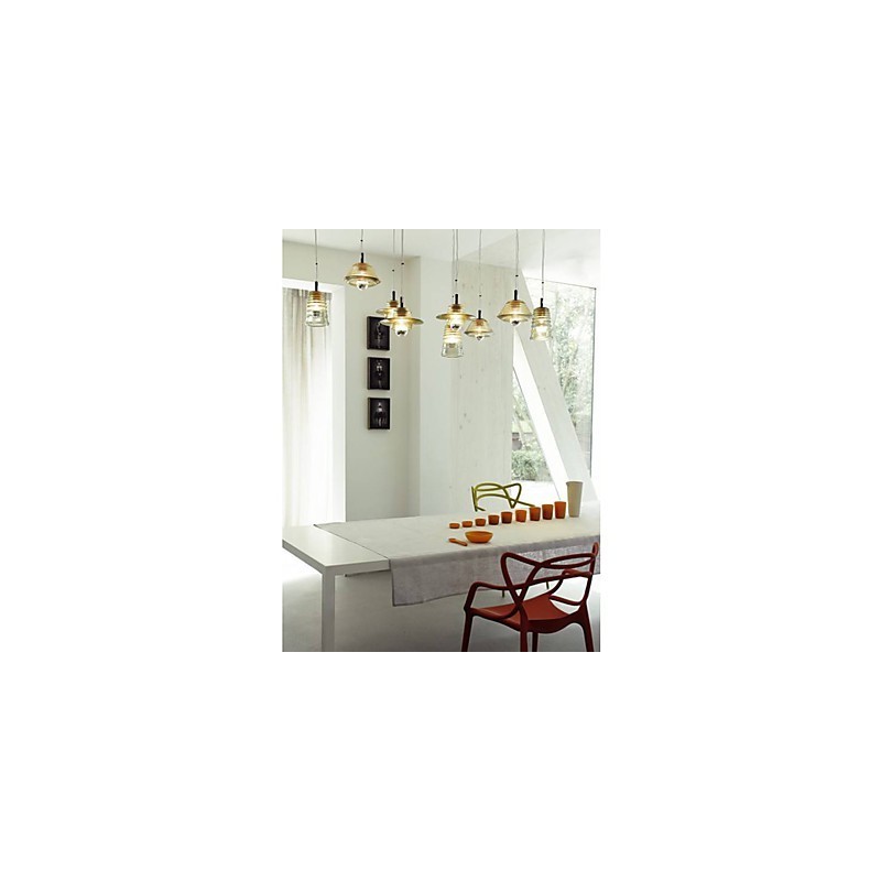 Suspension en verre moderne et contemporaine