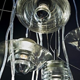 Suspension en verre moderne et contemporaine