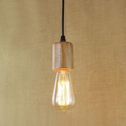 Suspensions Traditionnelles Classiques Vintage Rétro Campagne Garage Bois Bambou