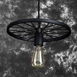 Lampes suspendues rétro Loft Lustre en fer forgé de style industriel de campagne américaine