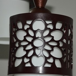Lampe à tambour en bois massif classique de style chinois moderne, lampe créative à tête unique