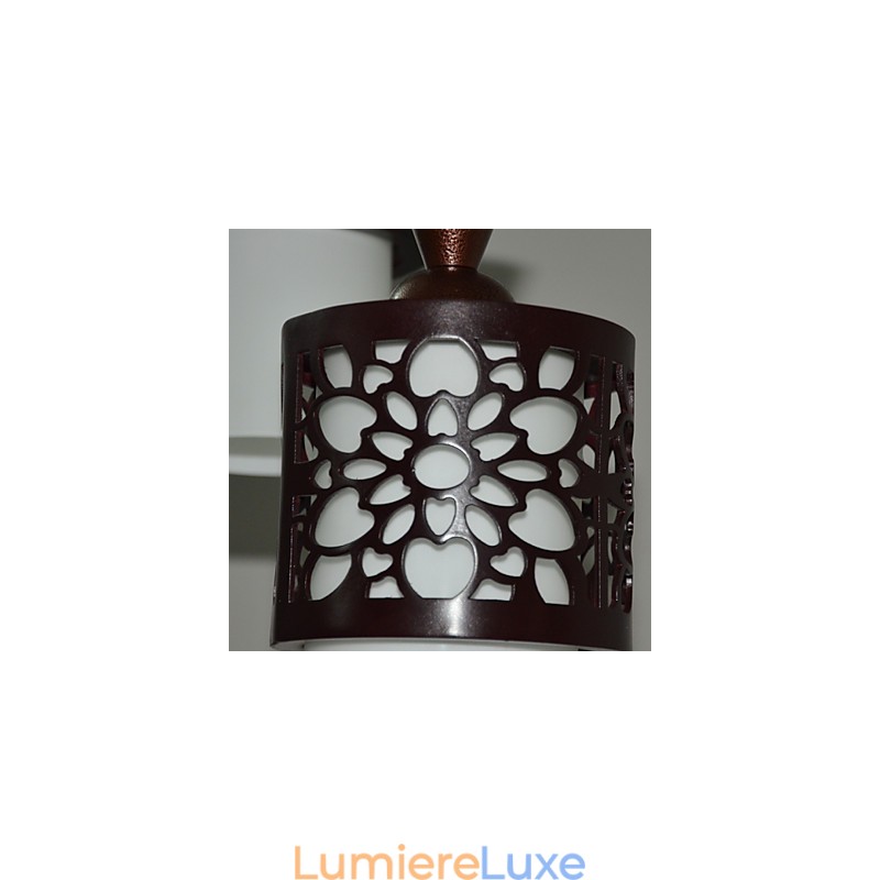 Lampe à tambour en bois massif classique de style chinois moderne, lampe créative à tête unique