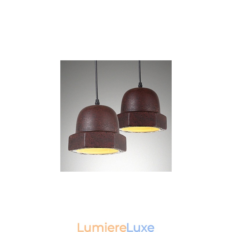Lampe suspendue industrielle vintage Edison en céramique, luminaire décoratif d'intérieur