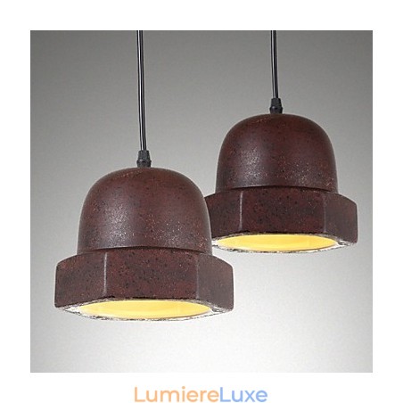 Lampe suspendue industrielle vintage Edison en céramique, luminaire décoratif d'intérieur Lampe suspendue industrielle vintage Edison en céramique, luminaire décoratif d'intérieur